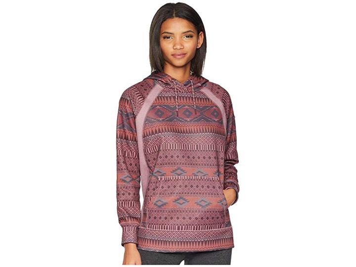 Burton Women's Crown Bonded Pullover (port Royal Freya Weave) Women's Sweatshirt