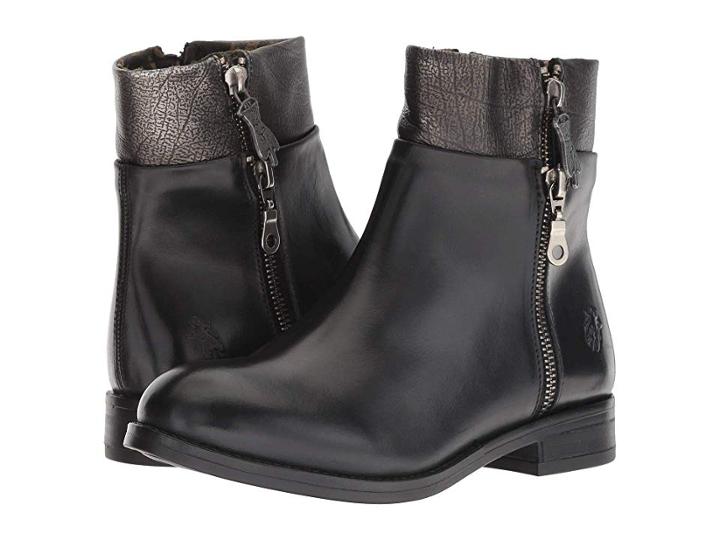 Fly London Abys304fly (black/antique Silver Rug/adraga) Women's Shoes