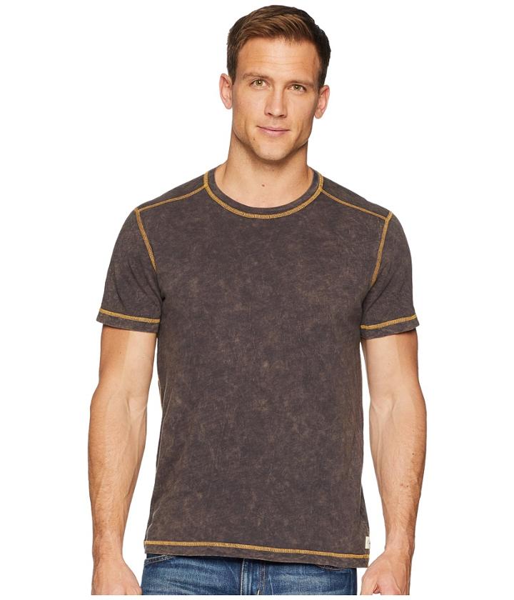 Agave Denim Snapper Rock Short Sleeve Crew Neck T-shirt (stretch Limo) Men's Short Sleeve Pullover