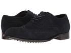 Kenneth Cole New York Design 10521 (midnight Navy) Men's Lace Up Wing Tip Shoes