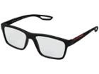 Prada 0ps 07fv (black Rubber) Fashion Sunglasses
