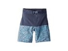 Volcom Kids Vibes Elastic Boardshorts (little Kids/big Kids) (deep Blue) Boy's Swimwear