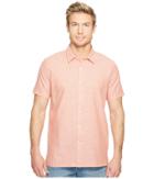 Robert Graham Modern Americana Oakley Short Sleeve Woven Shirt (orange) Men's T Shirt