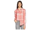 Sanctuary Riverside Smocked Shirt (babydoll Plaid) Women's Clothing