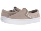 Vans Classic Slip-ontm ((suede) Desert Taupe/emboss) Skate Shoes