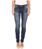 Mavi Jeans Alexa Mid-rise Skinny In Dark Indigo Tribeca (dark Indigo Tribeca) Women's Jeans