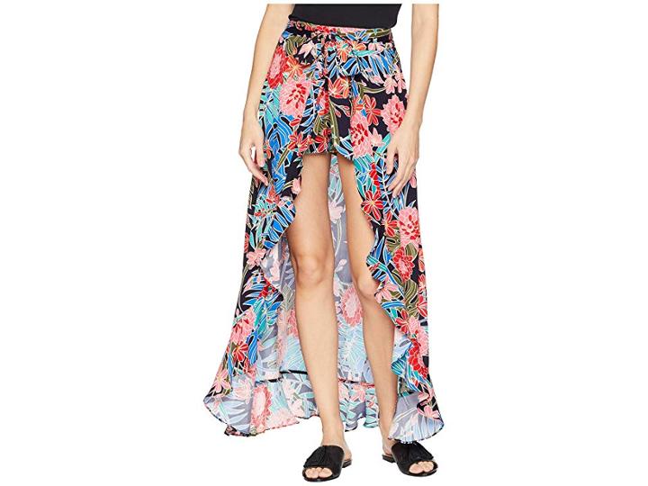 Miss Me Floral Print Skort (navy) Women's Skort
