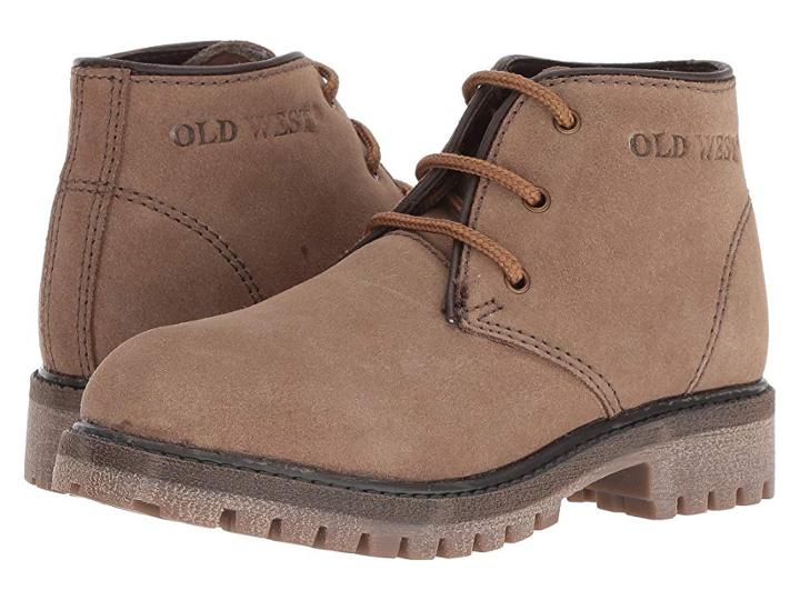 Old West Kids Boots Cedar Point (little Kid/big Kid) (suede) Boys Shoes