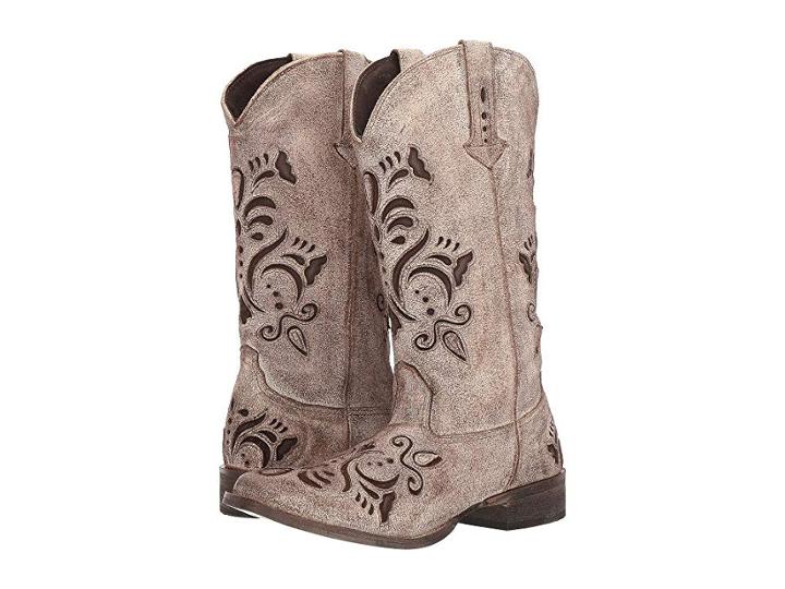 Roper Belle (tan) Cowboy Boots