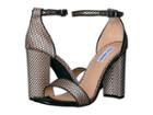 Steve Madden Carrson (black Mesh) High Heels