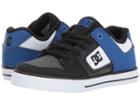 Dc Kids Pure (little Kid/big Kid) (black/blue/white) Boys Shoes