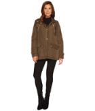 Michael Michael Kors Snap Front Jacket M523237cz (olive) Women's Coat