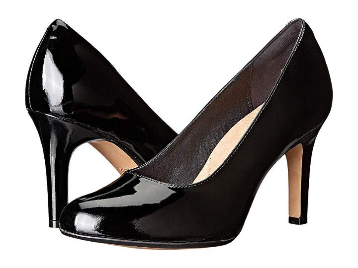 Clarks Heavenly Star (black Patent Leather) Women's  Shoes