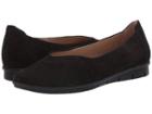 Natural Soul Leyla (black Suede) Women's Flat Shoes