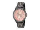 Steve Madden Ladies Textured Mesh Alloy Band Watch Smw171 (black) Watches