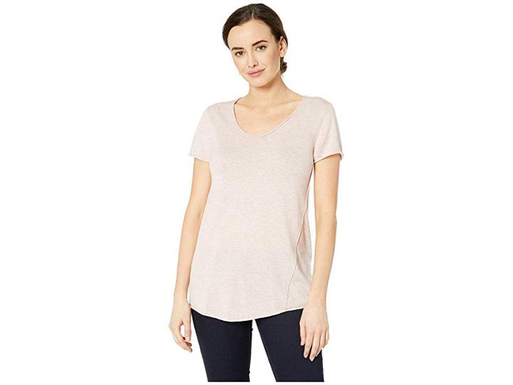 Nic+zoe Traveler Tee (soft Blush) Women's T Shirt