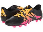 Adidas X 15.4 Fxg (black/shock Pink/solar Gold) Men's Soccer Shoes