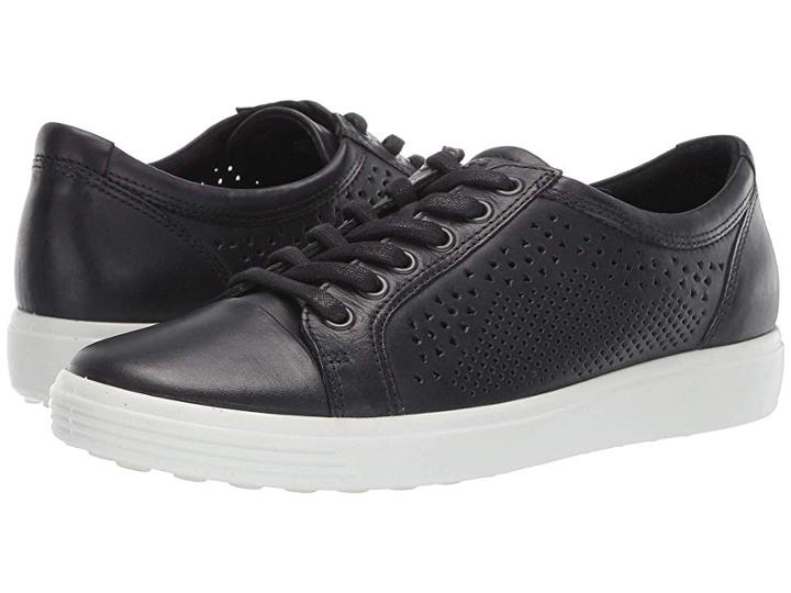 Ecco Soft 7 Trend Tie (black) Women's Lace Up Casual Shoes