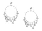 Kendra Scott Natasha Earrings (rhodium/metal) Earring
