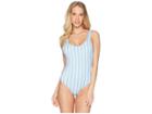 Amuse Society Amalia One-piece (blue) Women's Swimsuits One Piece