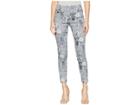 Lisette L Montreal Sepia Floral Print Crop Twill Ankle Pants (grey) Women's Casual Pants