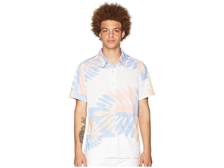 Toes On The Nose Dockside Performance Knit Camp (sunset) Men's T Shirt