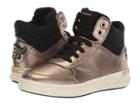 Geox Kids Aveup Girl 10 (little Kid/big Kid) (dark Gold) Girl's Shoes