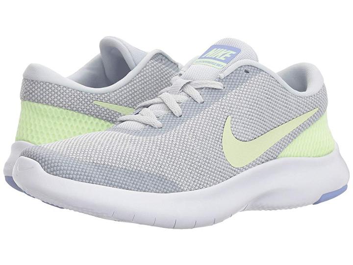 Nike Flex Experience Rn 7 (pure Platinum/barely Volt/wolf Grey) Women's Running Shoes