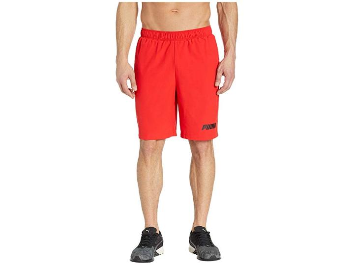 Puma Rebel Woven Shorts (high Risk Red) Men's Shorts