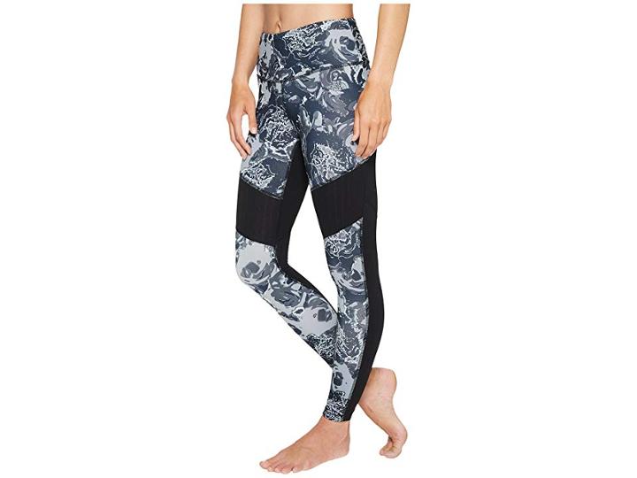 The North Face Motivation Mesh Leggings (tnf Black Roses Print (prior Season)) Women's Casual Pants
