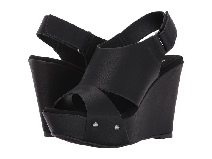 Dirty Laundry Dl Court Me (black) Women's Wedge Shoes