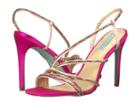 Blue By Betsey Johnson Aces (fuschia Satin) High Heels