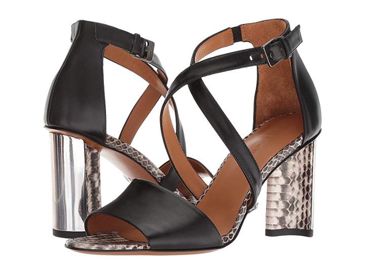 Clergerie Zian (black Leather Calf) High Heels
