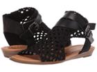 Blowfish Balla D (black Woven Draped Micro) Women's Sandals