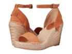 Frye Lila Feather Wedge (sand Oiled Suede) Women's Wedge Shoes