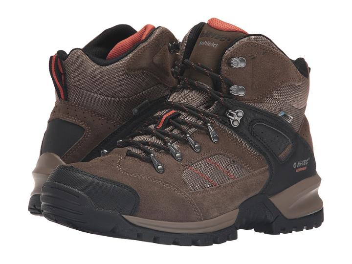 Hi-tec Mount Diablo I Waterproof (smokey Brown/red Rock) Men's Shoes