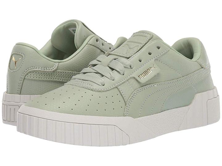 Puma Cali Emboss (smoke Green/smoke Green) Women's Shoes