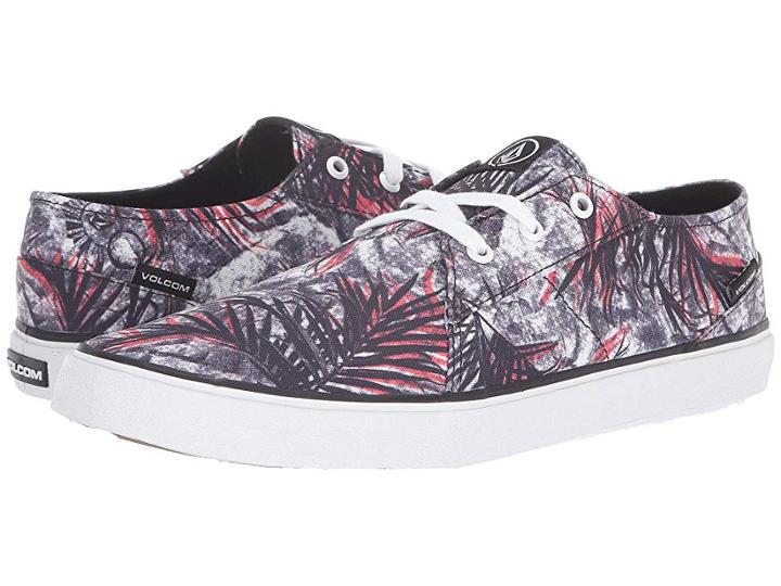 Volcom Lo Fi (white Print) Men's Shoes