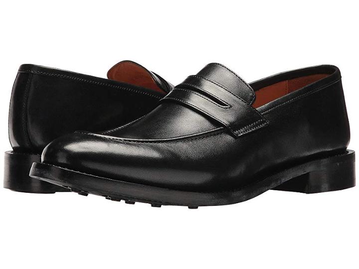Carlos By Carlos Santana Navarro (black Full Grain Calfskin Leather) Men's Lace Up Casual Shoes