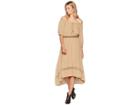 Wrangler 3/4 Sleeve Dress (tan) Women's Dress