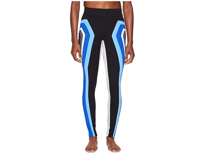 No Ka'oi Huli Kimi Leggings (multicolor/black/white/royal Blue/light Blue) Women's Casual Pants