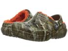 Crocs Kids Classic Lined Clog Realtree Max-5 (toddler/little Kid) (chocolate/orange) Kids Shoes