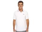 Under Armour Golf Ua Playoff Polo (white/graphite/graphite) Men's Short Sleeve Knit