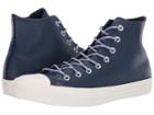 Converse Chuck Taylor(r) All Star(r) Limo Leather Hi (navy/indigo Fog/egret) Athletic Shoes