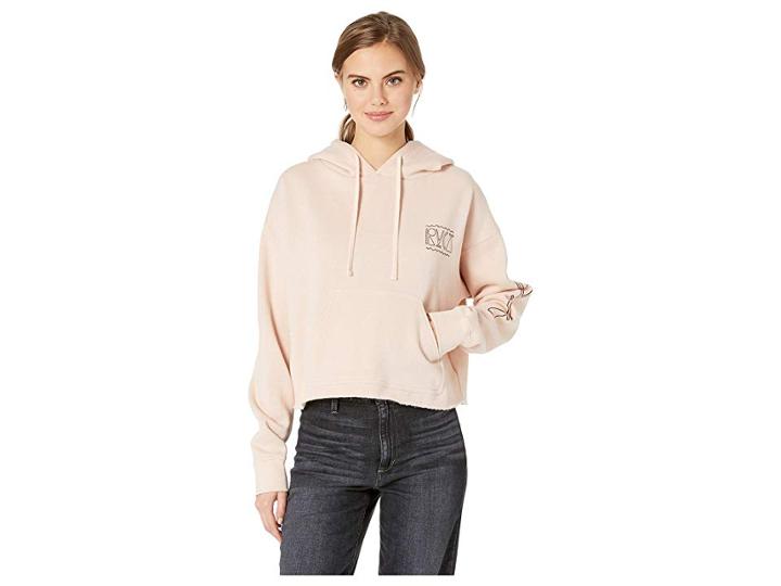 Rvca Venetian Hoodie (tea Rose) Women's Sweatshirt