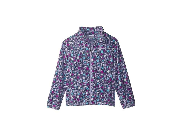 Columbia Kids Benton Springstm Ii Printed Fleece (little Kids/big Kids) (soft Violet Floral Print) Girl's Fleece