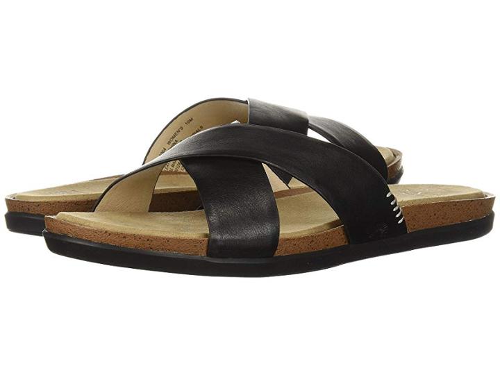 G.h. Bass & Co. Stella (black Leather) Women's Sandals