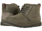 Ugg Kids Neumel Ii Waterproof (little Kid/big Kid) (charcoal) Kid's Shoes