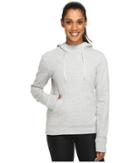 Adidas 247365 Pullover Hoodie (medium Grey Heather) Women's Sweatshirt