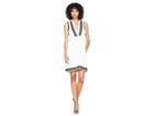 Bb Dakota Acelynn Embroidered Shift Dress (optic White) Women's Dress